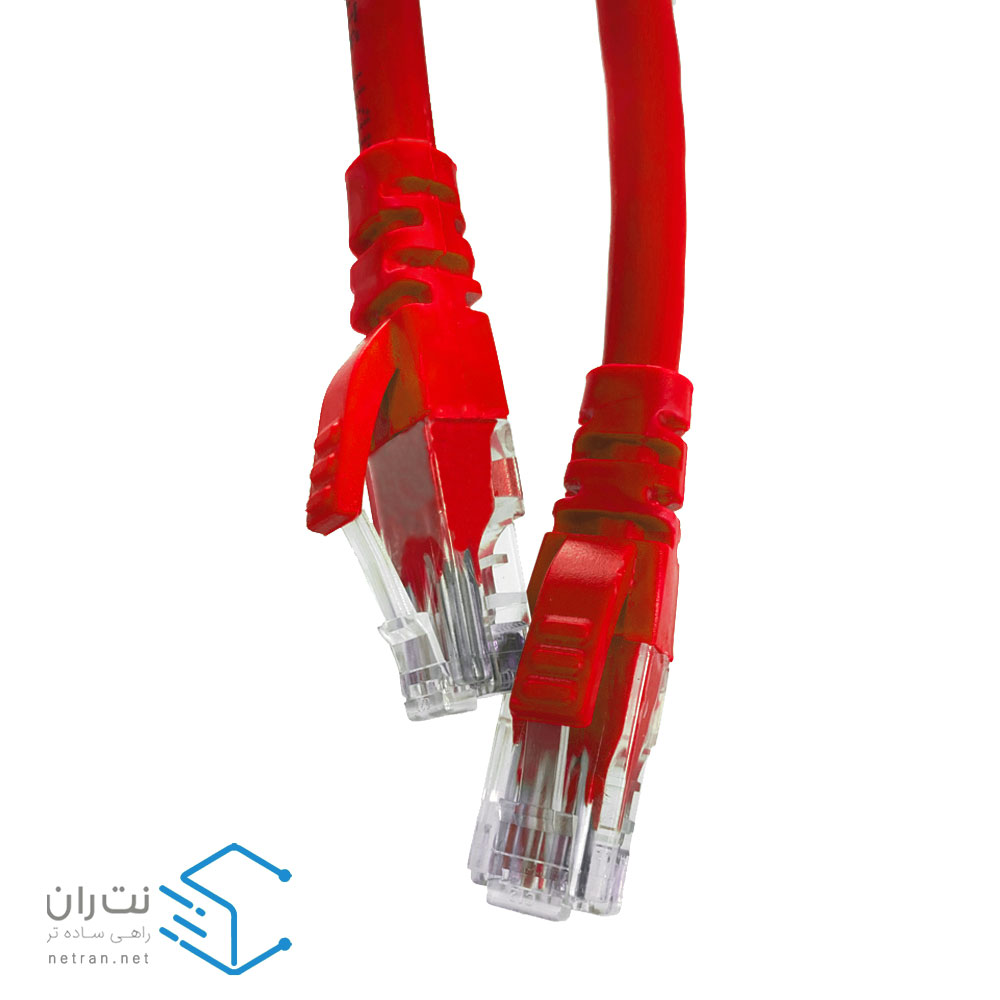 پچ کورد لگراند (کابل لن) Cat6 UTP روکش PVC قرمز 30 سانتی متری (0.3m)-2